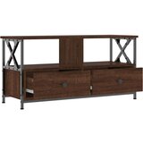 TV omarica rjavi hrast 90x33x45 cm inženirski les in železo, (20912801) | Shoptok.si