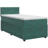  Boxspring krevet s madracem Tamnozelena 90 x 190 cm Bar&amp;scaron;un Slike