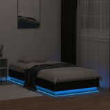 vidaXL Okvir kreveta s LED svjetlima crni 75 x 190 cm | shoptok.hr