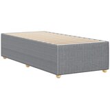  Okvir kreveta bez madraca svjetlosivi 100x200 cm od tkanine | shoptok.hr