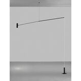 Nova Luce Mat crna metalna LED stojeća svjetiljka (visina 250 cm) Voice – | shoptok.hr