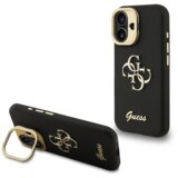 Guess Cam Stand GUHCP16SPCS4GSK ovitek za iPhone 16 s stojalom - črn | Shoptok.si