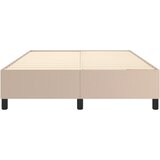  Okvir za krevet s oprugom boja cappuccina 140x190 cm od umjetne kože | shoptok.hr