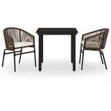  3-dijelni vrtni blagovaonski set smeđi Smeđa | shoptok.hr