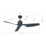  Lucci Air 210527 - Plafonski ventilator AIRFUSION CLIMATE II crni + daljinski upravljač | Eponuda.com