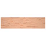  Radni stol 220x55x81,5 cm od masivne bukovine i metala | shoptok.hr