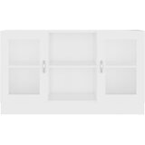  Vitrina bijela 120 x 30,5 x 70 cm konstruirano drvo | Eponuda.com