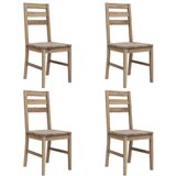 The Living Store Jedilni stoli 4 kosi trden akacijev les - Jedilni Stol, (21420220) | Shoptok.si