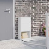  Sandučić za pakete s pohranom Bijelo 44 x 22 x 82 cm Čelik | shoptok.hr