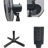 Floria Stoječi ventilator, premer 40 cm, 40 W, bel - ZLN1180 | Shoptok.si