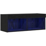  Set TV komoda Crni hrast 80 x 30 x 30 cm Konstruirano drvo | shoptok.hr