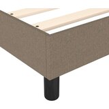  Box spring postelja z vzmetnico taupe 90x200 cm blago, (20726710) | Shoptok.si