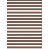 Zebra zavjesa Smeđa 155x230 cm Širina tkanine 150,9 cm Poliester Cene