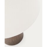 Kave Home Bela/v temni naravni barvi namizna svetilka s tekstilnim senčilom (višina 49,5 cm) Marga – | Shoptok.si