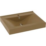  Luksuzni umivaonik mat krem 60 x 46 cm keramički | Eponuda.com