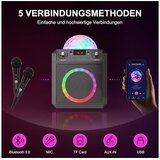 N-gear karaoke Block Party 602 XL, 300W, disko kugla, 2 žič. mikr, space pink | shoptok.hr