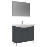 Hanah home Kupatilski ormarić sa umivaonikom i ogledalom (2 komada) Purus 100 475 | Eponuda.com