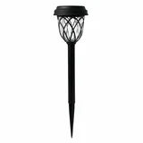 Solarna baštenska LED lampa 40 cm – Crna ubodna spoljašnja rasveta