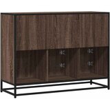  Komoda smeđi hrast 100x35x76 cm konstruirano drvo | shoptok.hr