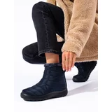 W. POTOCKI Navy blue Potocki women's snow boots above the ankle