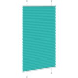  Plisirana zavjesa petrolej zelena 75x150 cm Širina tkanine 74,4 cm Poliester | shoptok.hr