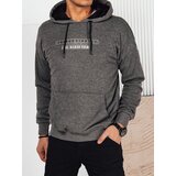 DStreet Bluza męska z nadrukiem antracytowa Cene