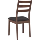 vidaXL Jedilni stoli z blazinami 2 kosa Brown Solid Wood Rubber | Shoptok.si