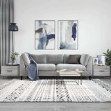 vidaXL klubske mizice 2 kosa sive sonoma 50x50x40 cm inženirski les | Shoptok.si