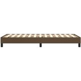  Okvir za krevet s oprugom tamnosmeđi 90 x 190 cm od tkanine | shoptok.hr