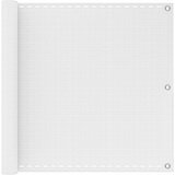  Balcony ekran Bijela 120 x 1000 cm HDPE i Aluminij | shoptok.hr