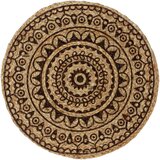  Podmetači 4 kom tamnosmeđi 38 cm okrugli od jute | shoptok.hr