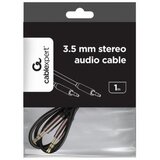  Kabel CCAP-444-1M (Mini Jack M - Mini Jack M; 1m; črn), (21214452) | Shoptok.si