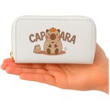  Novčanik s preslatkim motivom kapibare 12.5 x 8.5cm - bijela | Shoptok.si
