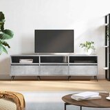  TV ormarić boja betona 150x30x44,5 cm od konstruiranog drva Siva Cijene