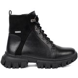 Sergio Leone Black ankle boots with chunky sole and zipper Cene