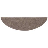  Prostirke za stepenice, samoljepljive, 15 kom, 56x17x3 cm, bež, poluokrugle | shoptok.hr