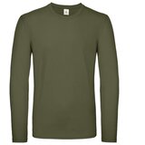  MAJICA DUGI RUKAVI B&C #E150 LSL MASLINASTO ZELENA 3XL * DO ISTEKA ZALIHA | shoptok.hr