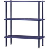 noo.ma Plavi regal u dekoru hrasta 80x90,5x35 cm Teidi – Cijene