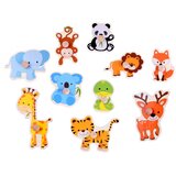  Drvene puzzle životinje 10 elemenata | shoptok.hr