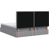  Krevet od pjene s madracem i LED-om Svjetlosiva 160 x 200 cm - Svjetlosiva 160 x 200 cm Dizajn linija | shoptok.hr