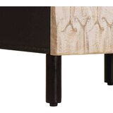  Kreveta Finš bijelog pranja 40 x 33 5 x 75 cm Čvrsto drvo manga | shoptok.hr
