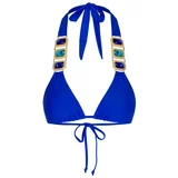Moda Minx Bikini zgornji del 'Boujee' modra / turkizna / zlata