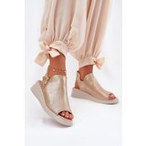 Boto Women's Wedge Sandals Gold Mevinette | Shoptok.si