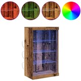 vidaXL komoda z LED lučmi staro les 60,5x37x100 cm | Shoptok.si