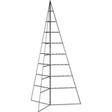  Metalno ukrasno božićno drvce crno 180 cm Slike