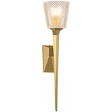 Elstead Lighting Elstead Verity Stenska svetilka iz brušenega medenine, IP44, (22099302) | Shoptok.si