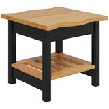  Bocni stol EKAI Crna 50 x 50 x 45,5 cm Masivna borovina | shoptok.hr