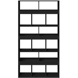Sobna pregrada crna 100 x 33 x 187,5 cm konstruirano drvo | Eponuda.com