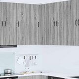 vidaXL Zidni kuhinjski ormarić s policom Siva Sonoma 57 x 57 x 100 cm Cijene