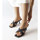  Black heeled flip-flops Seiler | Shoptok.si
